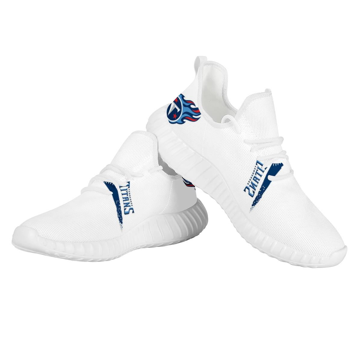 Men's Tennessee Titans Mesh Knit Sneakers/Shoes 006